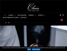 Tablet Screenshot of claria.pl